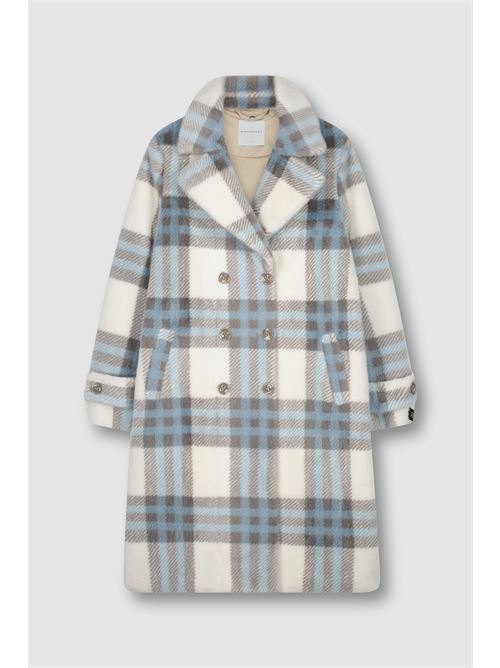 cappotto stampa quadri RINO & PELLE | RAKIA.7002310BLUE CHECKED